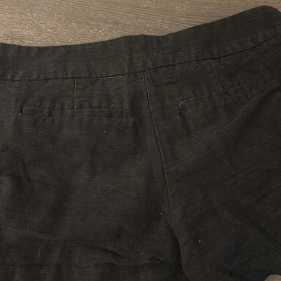 J. Crew Size 2 Black Cotton/Linen Shorts - Picture 12 of 12